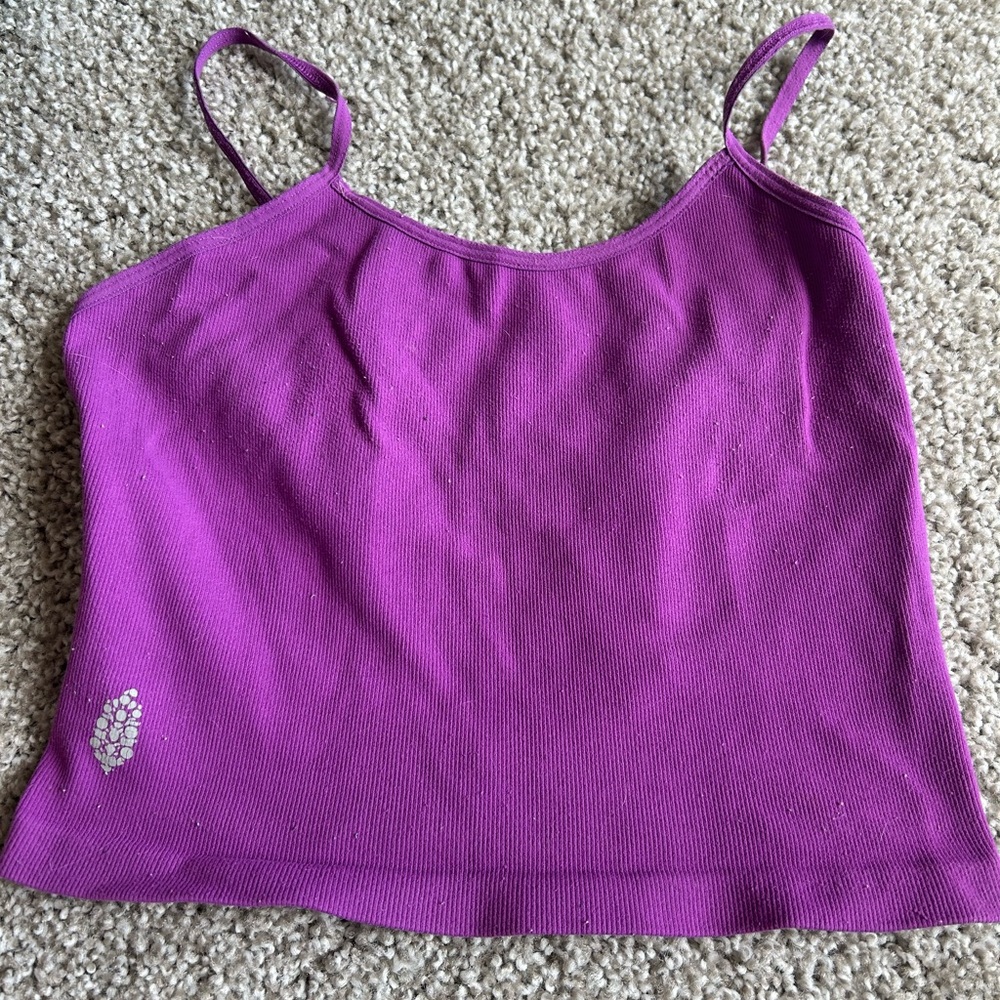 Free People Tighten Up Tank Purple